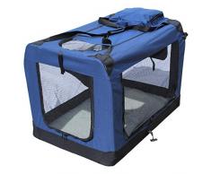 YATEK Borsa Trasportino per Cani Pieghevole, con entrate Laterali e Superiori, Alta visibilità, comodità e la Migliore Sicurezza per Il Vostro Animale Domestico