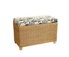 Cambia Panca Scarpe Rattan Covered Shoebox Indossando Una panchina Sgabello Comodino Sgabello per larchiviazione Sgabello per Divano Scatola di immagazzinaggio