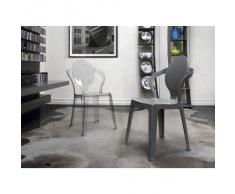 2332 4 SEDIE SCAB SPOON CUCINA BAR ESTERNO GIARDINO DESIGN MODERNO
