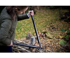 Fiskars Troncarami a incudine SingleStep per legno secco e duro, Rivestimento antiaderente, Acciaio di precisione temprato, Lunghezza: 82 cm, Nero, L39, 1001430