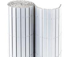 VIRSUS 1 Recinzione da Giardino in PVC 4651, Misura 100x300 cm, Recinto Protezione Privacy, Resistente Impermeabili, barriera frangivento per Esterno, Balcone, terrazza Vari Colori (Bianco)