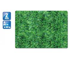 Siepe Artificiale 'Evergreen' In Pvc.Facile E Veloce Da Installare.Non Infiammabile.E' Ottima Per Nascondere Aree Riservate E Per Creare Un Ambiente Intimo.Lavabile.Colore Verde.