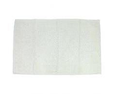 Tappeto bagno il filo sardo smeraldo ricamato 75x120cm - PANNA