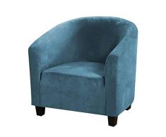 Mingfuxin Coprisedili Per Vasca Fodera Per Sedia Club In Velluto Elasticizzato Fodere Morbide Per Copridivano Per Poltrona