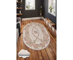 Questo Casa, Tappeto Decorativo E Dal Design Speciale, Ovale, Tapis, 1.2Mq, Altezza del mucchio:4mm, 80x150 Cm