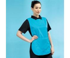 Grembiule con pannello posteriore e tasca davanti - Indumenti dal lavoro - Donna (XXL) (Verde lime)