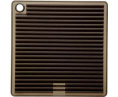 Mastrad F83401 Presina/sottopentola quadrata, in silicone, colore: Nero