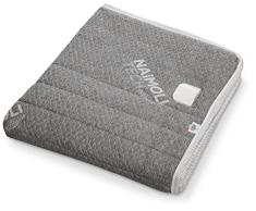 Naimolis World, Sonno Sereno 90x200 Dark Grey, Termocoperta Singola con Tecnologia Carbon Relax in Fibra di Carbonio Made in Italy