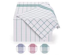 Blumtal Strofinacci Cucina, Canovacci Cucina Cotone 100%, Stracci Cucina, Set Strofinacci Cucina in Cotone (50x70cm), 10 Pezzi, Colore Verde