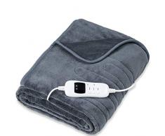 sinnlein® Coperta Elettrica Termica Riscaldata 180x130cm | Certificato TÜV SÜD GS | Scaldaletto Elettrico con Spegnimento Automatico | Riscaldamento Rapido Coperta Termico | Timer