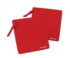 Kitchen Grips - Set da 2 presine a Strato Singolo, Dimensione 15 cm, Colore Rosso