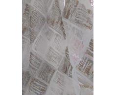 TENDA MODERNA A METRAGGIO DEVORè A METRO H300CM QUADRI TORTORA MODERNO