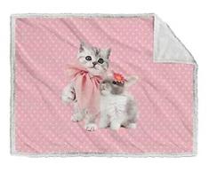 Caleffi Coperta Plaid Pink cm 130x160