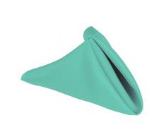 Tovagliolo Di Stoffa 6 Pezzi Di Tovaglioli Multicolore Ristorante DellHotel In Jersey Di Poliestere Arrotolato Blu Tiffany