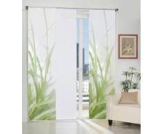 Home Fashion 86374-768 Lyon Tenda a Pannello con Stampa Digitale, 245 x 60 cm, colore: Verde