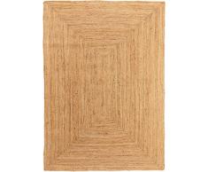 benuta Jutta - Tappeto in juta, 80 x 150 cm, colore: Marrone chiaro