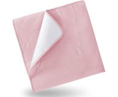 Zioprea Lavabile Materassino per Incontinenza丨Protezione per Impermeabile Incontinenza丨Coprimaterasso per Incontinenza 丨Bambini Impermeabile Traversa 丨86x132cm Romantico Rosa