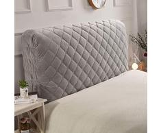RTSFKFS Copri + Testata + Letto Matrimoniale Singolo Copertura Testata Letto 1 Piazza e Mezza Lmbottito Fodera per Testiera Letto Antipolvere Lavabile per Decorazione Camera Letto Cover