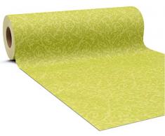 GRUBly Runner Tavola in Verde – Runner da Tavolo in Materiali di Alta qualità – Centrotavola Moderno per Decorazioni Cerimonie – Runner Tavolo Centro tavola – 30 cm x 20 m