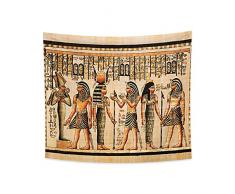 YONGFOTO 180x160cm Antico Egitto Arazzo Faraone Dio Osiride Hathor e Iside Simbolo Antica civiltà Appeso a parete Arazzi per Casa Parete Decor Tovaglia Coperta