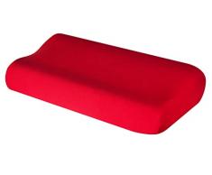 Theonoi Federa per cuscino cervicale, cuscino per cervicale, cuscino sanitario, in cotone, per misure da 35 x 60 a 45 x 75 cm (rosso 106)