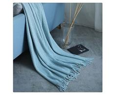 Coperta Materasso Trapunta Morbida Copridivano allUncinetto Coperta Coperta Casual Lavorata A Maglia Coperta Divano Coperta Letto (Colore : Stile A) (Stile C)