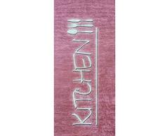 MANI TEXTILE TPS_KITCH_ROS_60 Tappeto, Poliestere, Rosa, 60 x 90 cm