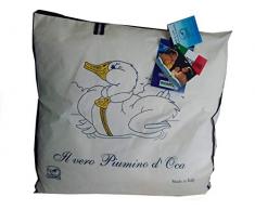 Molina 4 Stagioni Islanda Piazza e Mezza 100% Piumino DOca Bianco Vergine *+*** assopiuma Oro (200_x_200_cm)