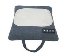 Cuscino per massaggio vibrante in vita, cuscino per massaggio elettrico in vita 2800 giri/min Simulazione del motore Massaggio alle mani Promuove la circolazione sanguigna per lufficio a(Grigio blu)