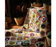 Coperta Alluncinetto Fatta a Mano Coperta Della Nonna - Regalo Per Tutto Lanno Regalo Per Interni Allaperto Viaggio Accent Throw Per Sofa Comforter Couch Bed Recliner Soggiorno Camera Da Letto