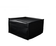 Ponti Divani Fodera Rivestimento per Pouf Letto Singolo 75,5x75,5 h 43cm Ecopelle Bianca