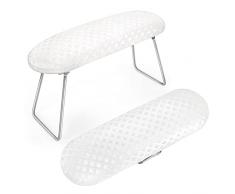 Poggiamano Per Unghie, Upkey Poggiamano, Cuscino per unghie in pelle in microfibra Cuscino per manicure con supporto per supporto Tavolo per unghie professionale pieghevole Scrivania per unghie per
