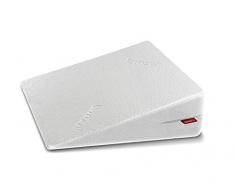 Sonno+ Cuscino Cuneo Multiuso Antireflusso per Il Sostegno della Schiena a Letto e sul Divano, per la Lettura, favorire la digestione e Come Cuscino alza Gambe cm 69x58x20