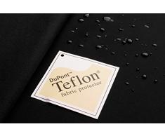 Nelson - tessuto nero Microfibra Softshell Microfleece - laminato a tre strati - Campagnolo - stoffa al metro