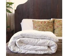 Silk Bedding Direct. Piumone di Prima Qualità Imbottito in Seta di Gelso. Primavera/Autunno. Queen, 225cm x 220cm. Certificazione OEKO-TEX®.