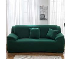 Fodera per divano in tinta unita, 1, 2, 3, 4 posti, Klippan con tessuto spandex, protezione per divano a prova di polvere, fodera per divano ad alta elasticità con fondo elastico