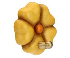 THUN -Gancio Porta strofinaccio Singolo a Forma di Primula Country