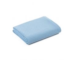 Coperta estiva leggera RODEO matrimoniale (CM.260X260) CALEFFI AZZURRO