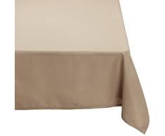 Tovaglia antimacchia rettangolare 140 x 240 cm ALIX tortora
