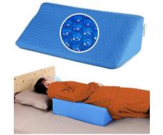 Cuscini a cuneo per letto per dormire Cunei in gel Posizionatori per il corpo Cuscino a cuneo inclinato di 30 gradi per adulti, dolore alla schiena, cuscino per gambe rialzate in