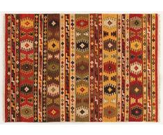 ABC Kilim Sivas 3 Tappeto, Rosso/Multicolore, 160x230