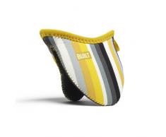 Built - Mini presina per pentole, Motivo: Strisce, Colore: Grano