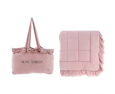 Blanc Mariclò Boutis 1piazza e Mezza Trapunta con Gala Diamante Poliestere Rosa