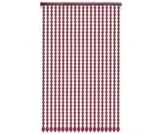 Tende Perline Pannello per Divisorio di Stanze, Tenda Perline per Porta Finestra in Legno Bambú, Tenda a Fili con Perline per Decorazione del Divisorio Ingresso Salotto Ripostiglio Camera da Letto