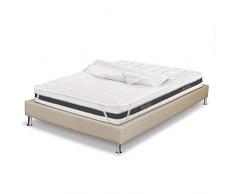 NuvolaNera Coprimaterasso Trapuntato Proteggi Materasso con Elastici per Fissare Gli Angoli – Prodotto in Italia – Singolo 80x190 cm