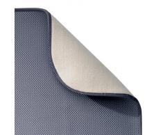 InterDesign iDry Tappetino Cucina, Extra Grande, Tessuto, Grigio, 61 x 46 cm