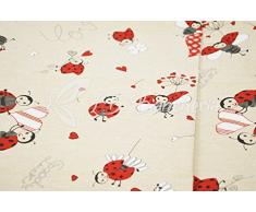 Set 10 strofinacci - canovacci da cucina cm 50x70 - 100% Made in Italy - Coccinelle