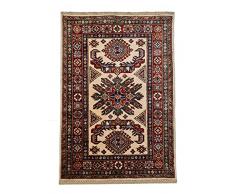 Tappeto tribale afgano, fatto a mano kazak, tappeto kazak, tappeto annodato a mano, camera da letto, soggiorno, cameretta dei bambini, tappeto afgano