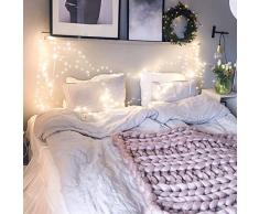 A Mano Grosso Maglia Coperta, Merino Lana Miscela Braccio Maglia Plaid Super Grande Lavoro A Maglia Animale Domestico Letto Sedia Divano Stuoia di Yoga Tappeto-s 80x100cm(31x39inch)
