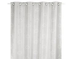 Atmosphera Kids - Tenda oscurante per bambini, 140 x 250 cm, colore: Bianco